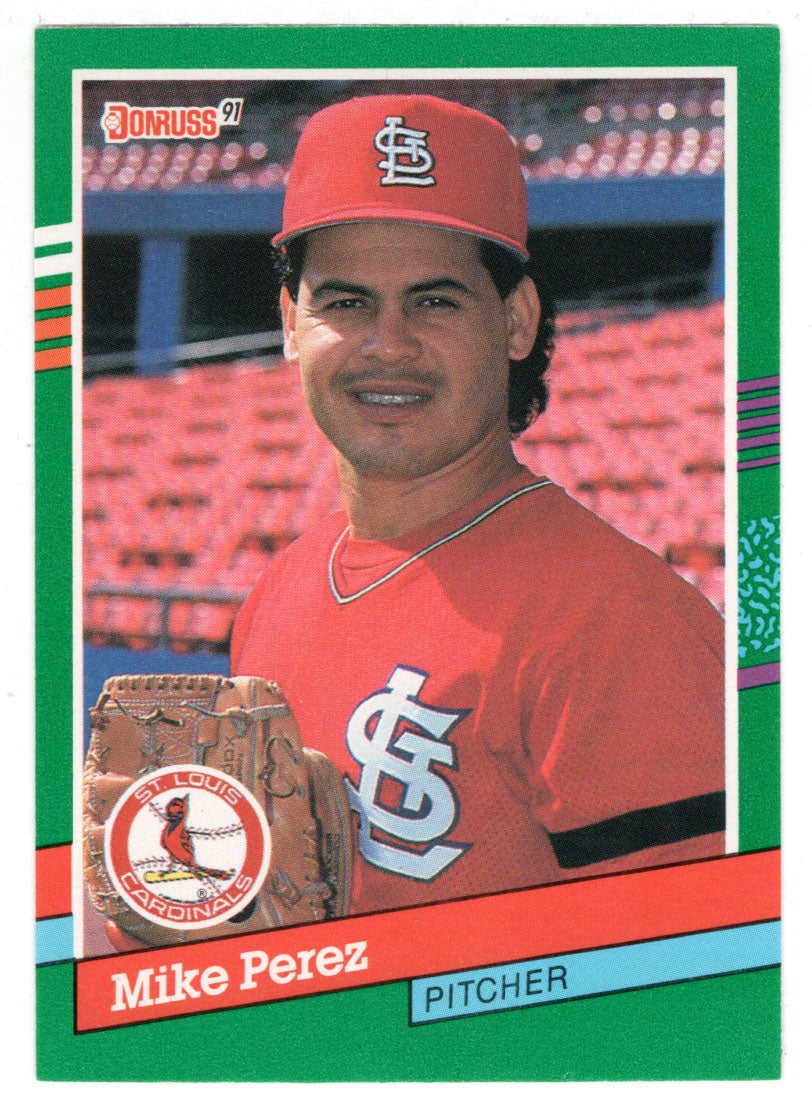 Mike Perez RC - St. Louis Cardinals (MLB Baseball Card) 1991 Donruss # 615 Mint