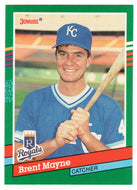 Brent Mayne - Kansas City Royals (MLB Baseball Card) 1991 Donruss # 617 Mint
