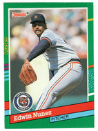 Edwin Nunez - Detroit Tigers (MLB Baseball Card) 1991 Donruss # 620 Mint