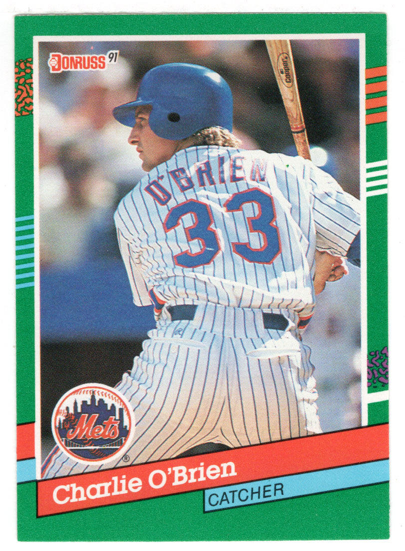 Charlie O'Brien - New York Mets (MLB Baseball Card) 1991 Donruss # 623 Mint