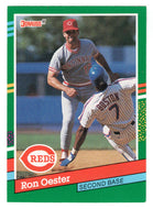 Ron Oester - Cincinnati Reds (MLB Baseball Card) 1991 Donruss # 628 Mint