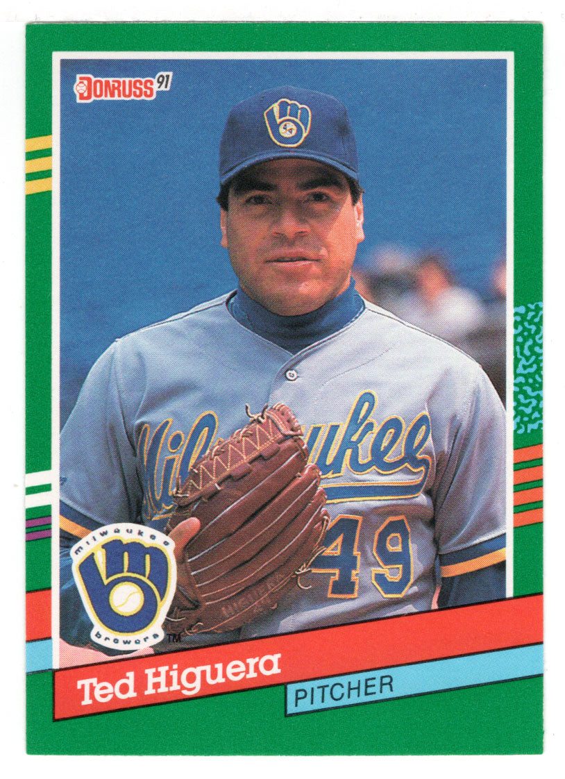 Ted Higuera - Milwaukee Brewers (MLB Baseball Card) 1991 Donruss # 629 Mint
