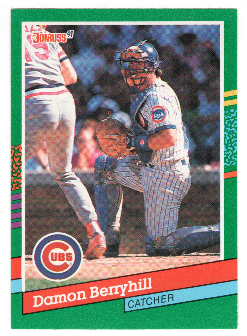Damon Berryhill - Chicago Cubs (MLB Baseball Card) 1991 Donruss # 631 Mint
