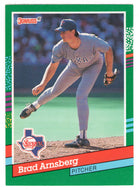 Brad Arnsberg - Texas Rangers (MLB Baseball Card) 1991 Donruss # 633 Mint