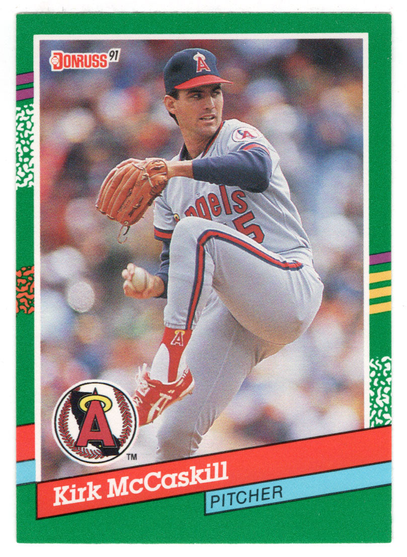Kirk McCaskill - California Angels (MLB Baseball Card) 1991 Donruss # 637 Mint