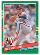 Kirk McCaskill - California Angels (MLB Baseball Card) 1991 Donruss # 637 Mint