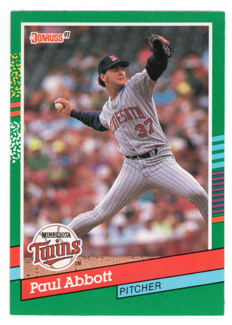 Paul Abbott RC - Minnesota Twins (MLB Baseball Card) 1991 Donruss # 639 Mint