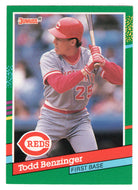 Todd Benzinger - Cincinnati Reds (MLB Baseball Card) 1991 Donruss # 640 Mint