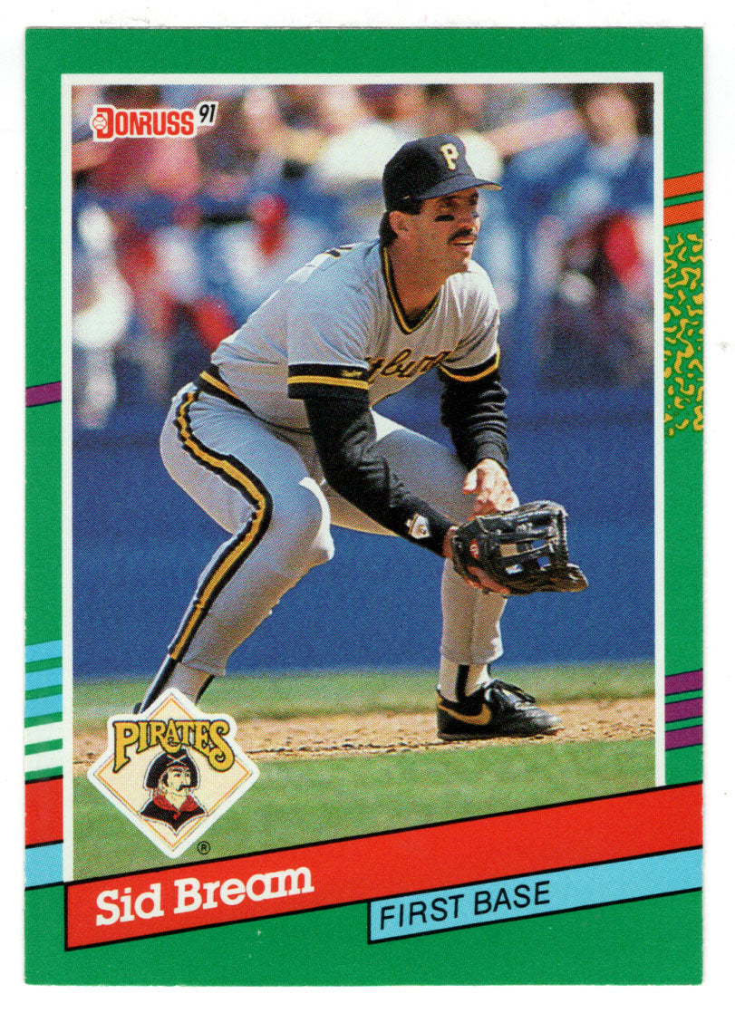 Sid Bream - Pittsburgh Pirates (MLB Baseball Card) 1991 Donruss # 644 Mint