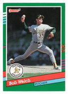 Bob Welch - Oakland Athletics (MLB Baseball Card) 1991 Donruss # 645 Mint