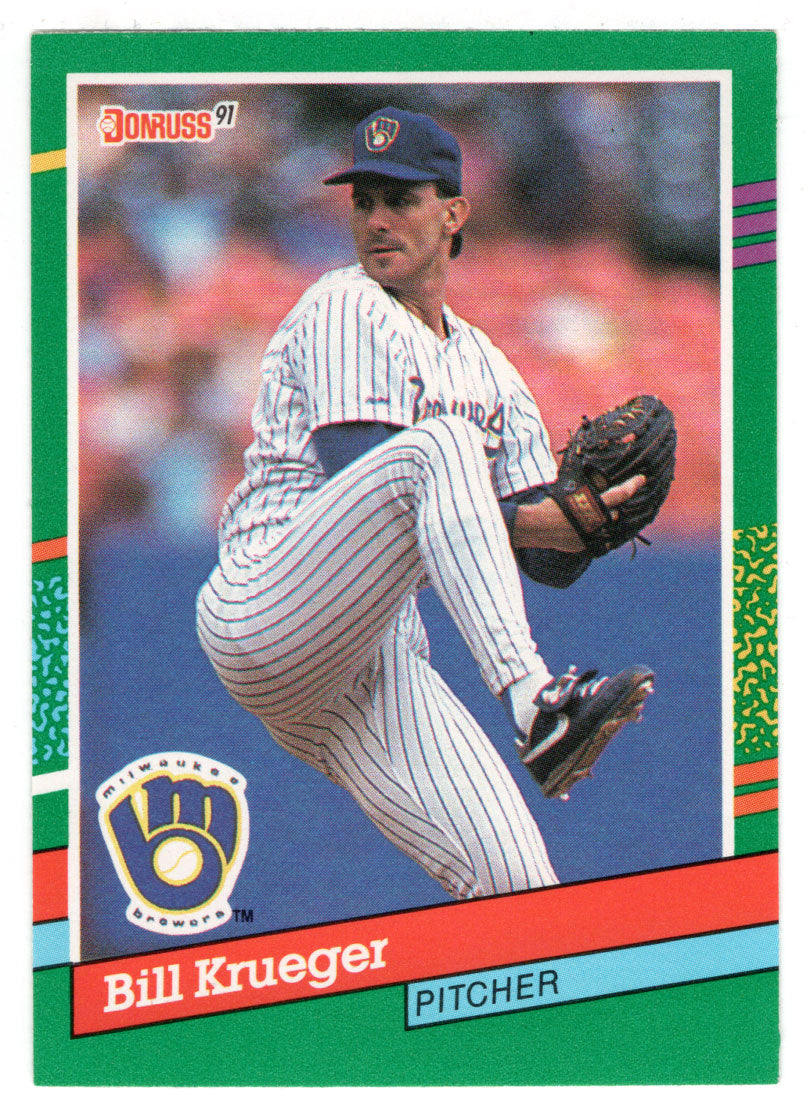 Bill Krueger - Milwaukee Brewers (MLB Baseball Card) 1991 Donruss # 647 Mint
