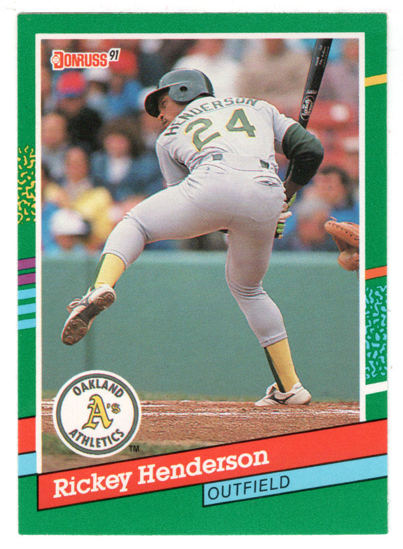 Rickey Henderson - Oakland Athletics (MLB Baseball Card) 1991 Donruss # 648 Mint