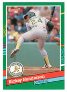 Rickey Henderson - Oakland Athletics (MLB Baseball Card) 1991 Donruss # 648 Mint