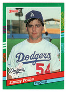 Jim Poole - Los Angeles Dodgers (MLB Baseball Card) 1991 Donruss # 655 Mint