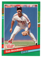 Tom Brookens - Cleveland Indians (MLB Baseball Card) 1991 Donruss # 658 Mint