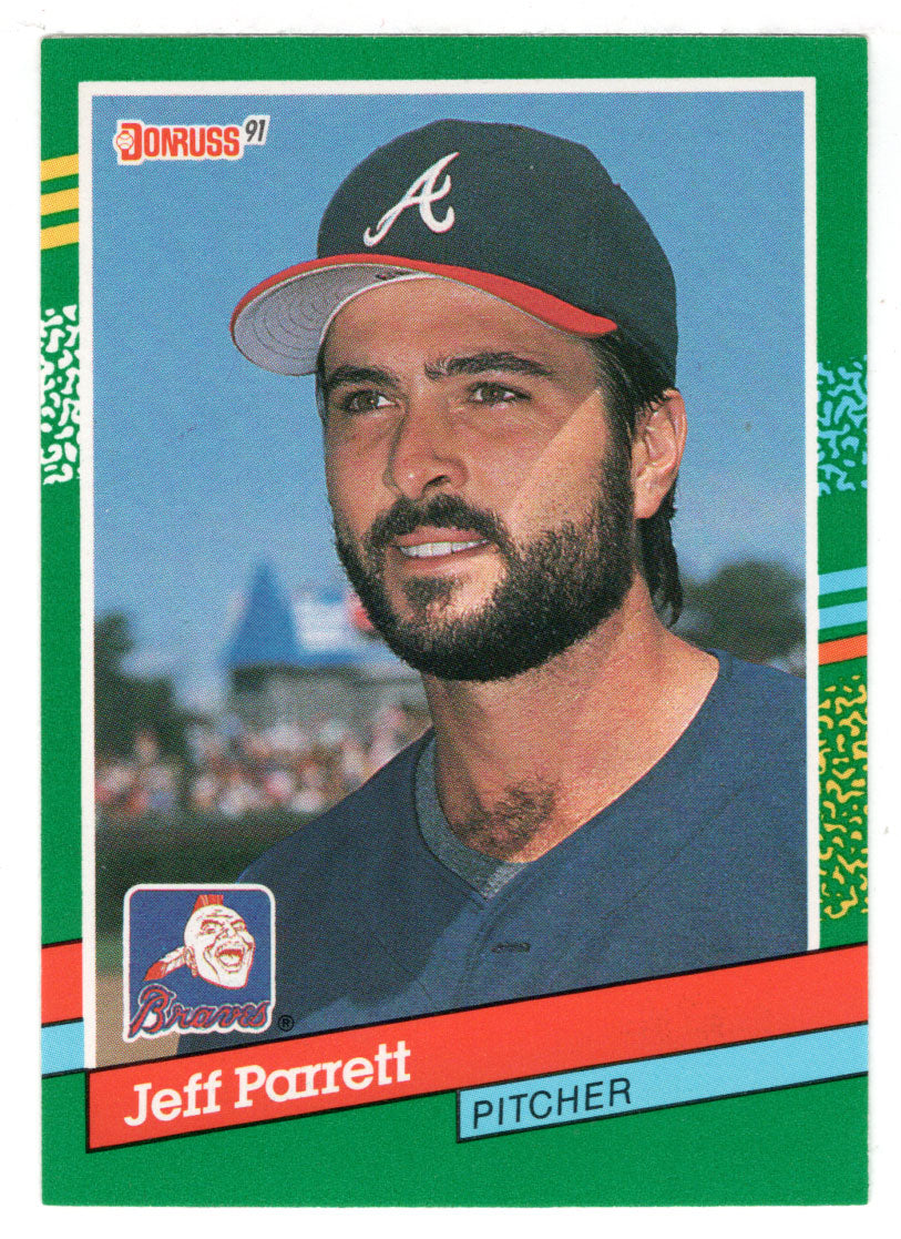 Jeff Parrett - Atlanta Braves (MLB Baseball Card) 1991 Donruss # 660 Mint