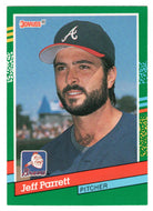 Jeff Parrett - Atlanta Braves (MLB Baseball Card) 1991 Donruss # 660 Mint