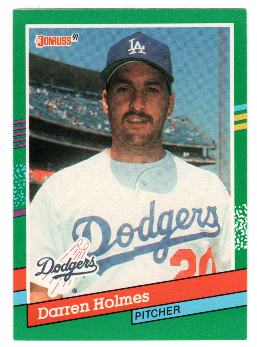 Darren Holmes RC - Los Angeles Dodgers (MLB Baseball Card) 1991 Donruss # 669 Mint