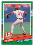 Ken Hill - St. Louis Cardinals (MLB Baseball Card) 1991 Donruss # 670 Mint