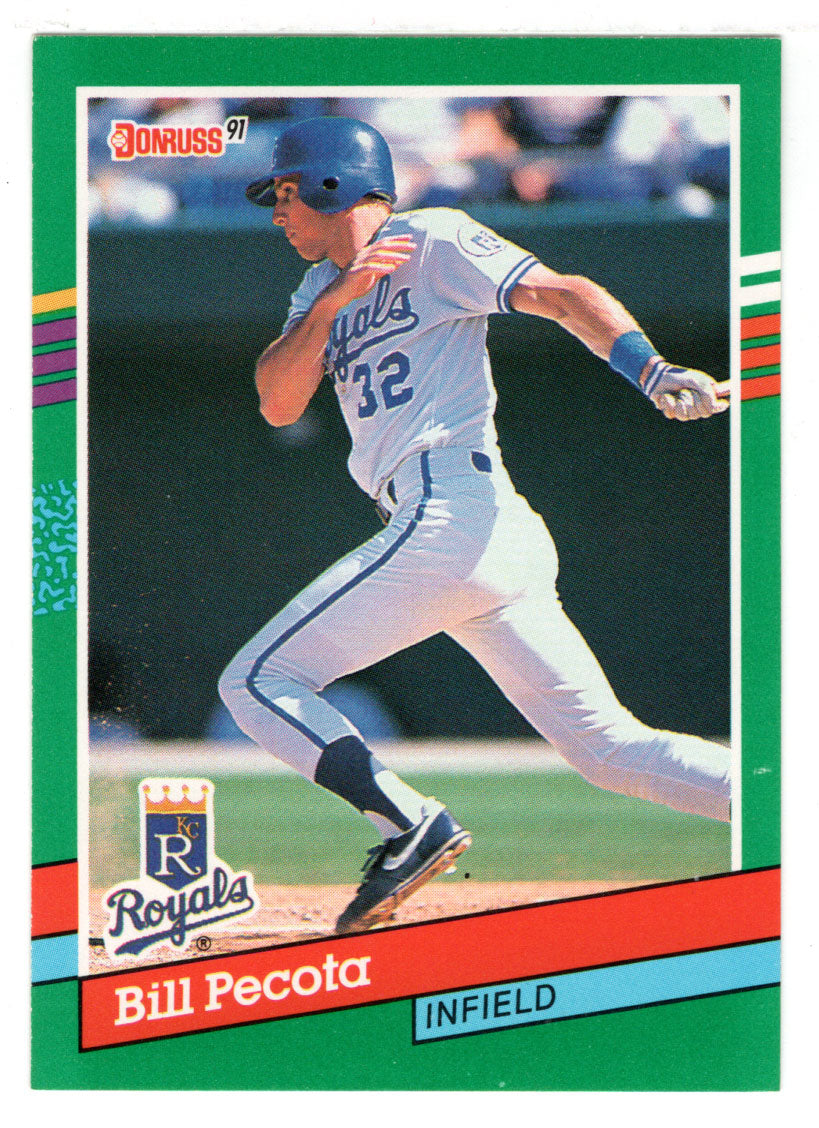 Bill Pecota - Kansas City Royals (MLB Baseball Card) 1991 Donruss # 672 Mint