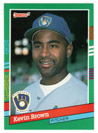 Kevin D. Brown - Milwaukee Brewers (MLB Baseball Card) 1991 Donruss # 674 Mint