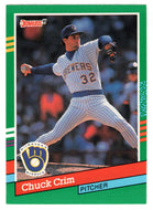 Chuck Crim - Milwaukee Brewers (MLB Baseball Card) 1991 Donruss # 684 Mint