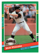 Matt Williams - San Francisco Giants (MLB Baseball Card) 1991 Donruss # 685 Mint