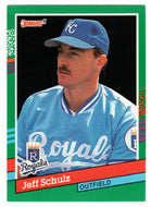 Jeff Schulz RC - Kansas City Royals (MLB Baseball Card) 1991 Donruss # 687 Mint