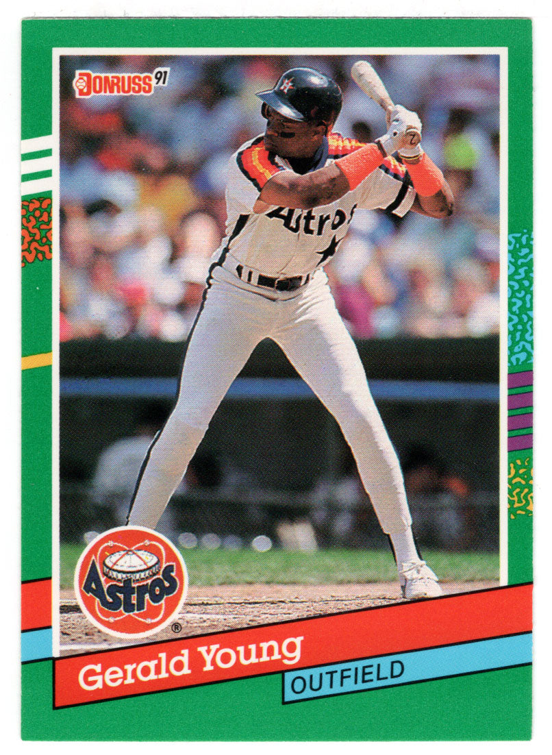 Gerald Young - Houston Astros (MLB Baseball Card) 1991 Donruss # 689 Mint