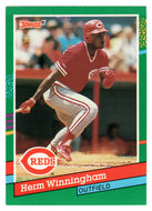 Herm Winningham - Cincinnati Reds (MLB Baseball Card) 1991 Donruss # 695 Mint