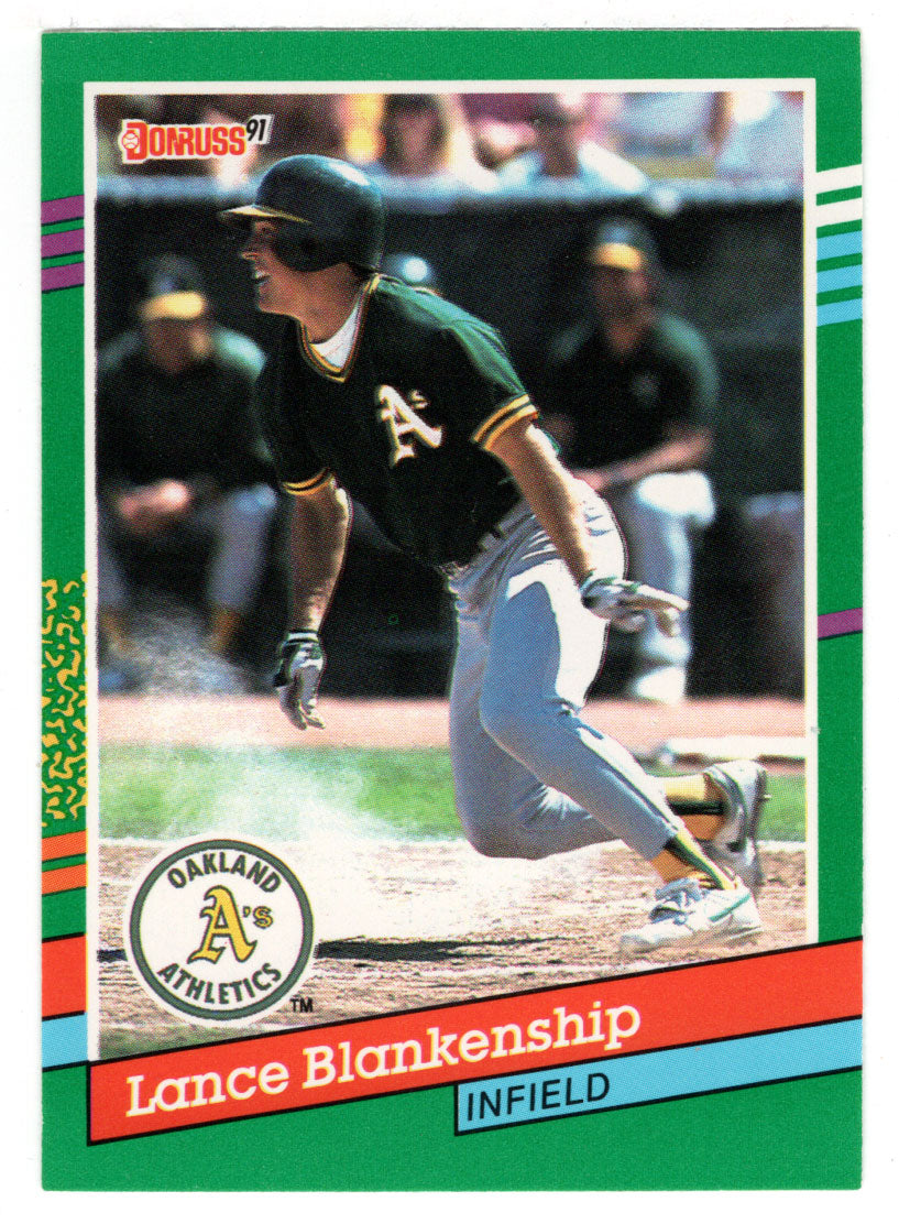 Lance Blankenship - Oakland Athletics (MLB Baseball Card) 1991 Donruss # 701 Mint