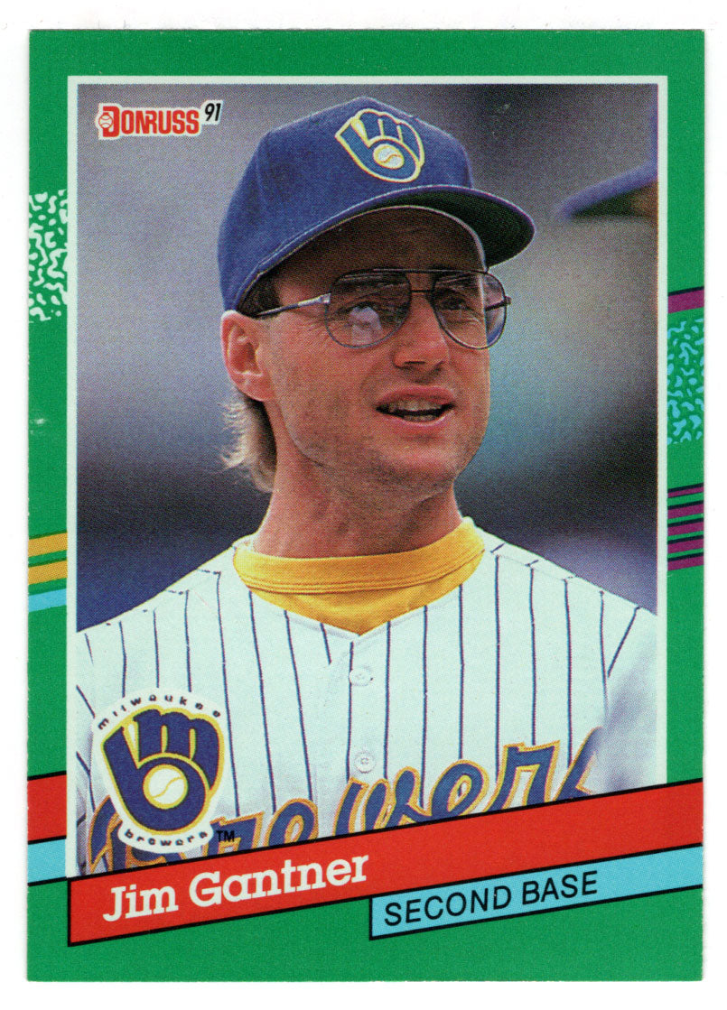Jim Gantner - Milwaukee Brewers (MLB Baseball Card) 1991 Donruss # 703 Mint