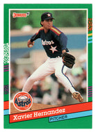 Xavier Hernandez - Houston Astros (MLB Baseball Card) 1991 Donruss # 708 Mint