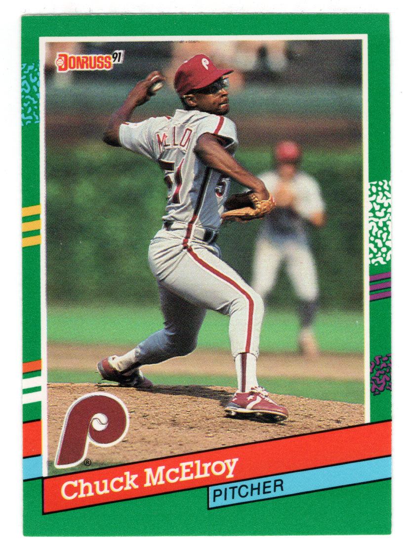 Chuck McElroy - Philadelphia Phillies (MLB Baseball Card) 1991 Donruss # 709 Mint