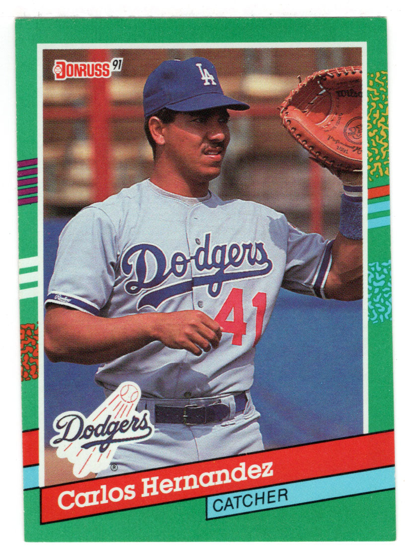 Carlos Hernandez - Los Angeles Dodgers (MLB Baseball Card) 1991 Donruss # 711 Mint