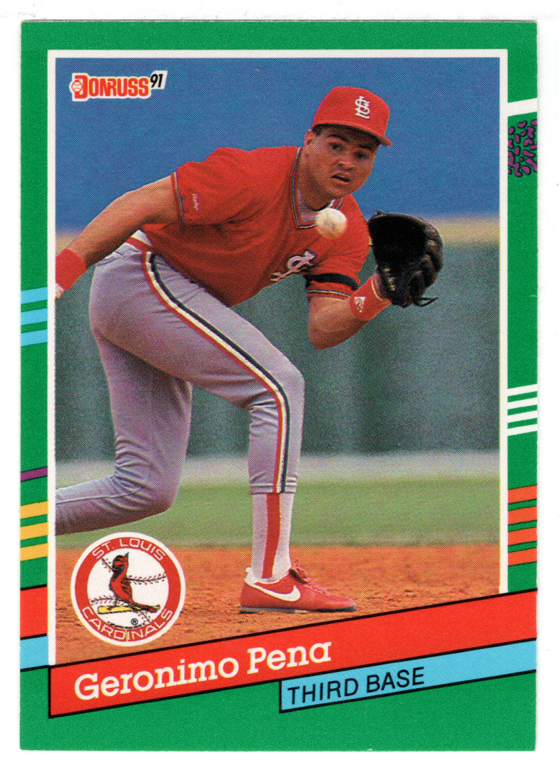Geronimo Pena - St. Louis Cardinals (MLB Baseball Card) 1991 Donruss # 712 Mint
