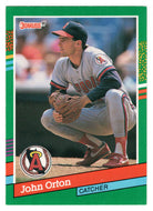 John Orton - California Angels (MLB Baseball Card) 1991 Donruss # 714 Mint