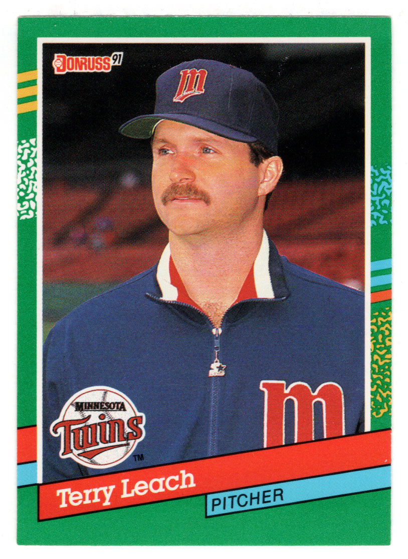 Terry Leach - Minnesota Twins (MLB Baseball Card) 1991 Donruss # 715 Mint