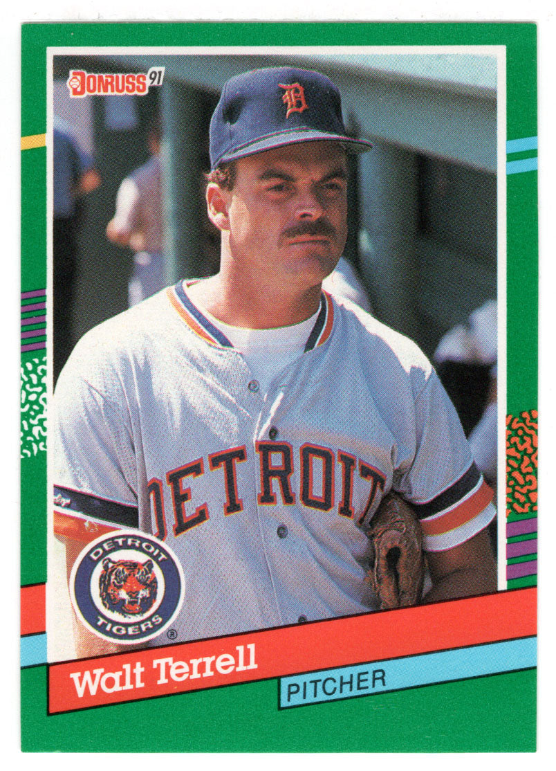 Walt Terrell - Detroit Tigers (MLB Baseball Card) 1991 Donruss # 717 Mint