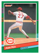 Jose Rijo - Cincinnati Reds (MLB Baseball Card) 1991 Donruss # 722 Mint