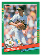 Curt Young - Oakland Athletics (MLB Baseball Card) 1991 Donruss # 723 Mint