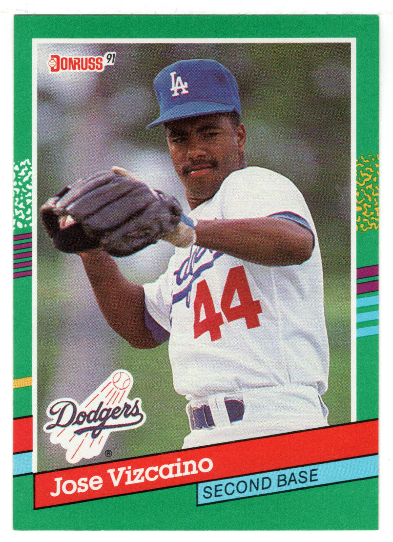 Jose Vizcaino - Los Angeles Dodgers (MLB Baseball Card) 1991 Donruss # 724 Mint