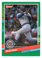 Rob Deer - Milwaukee Brewers (MLB Baseball Card) 1991 Donruss # 729 Mint