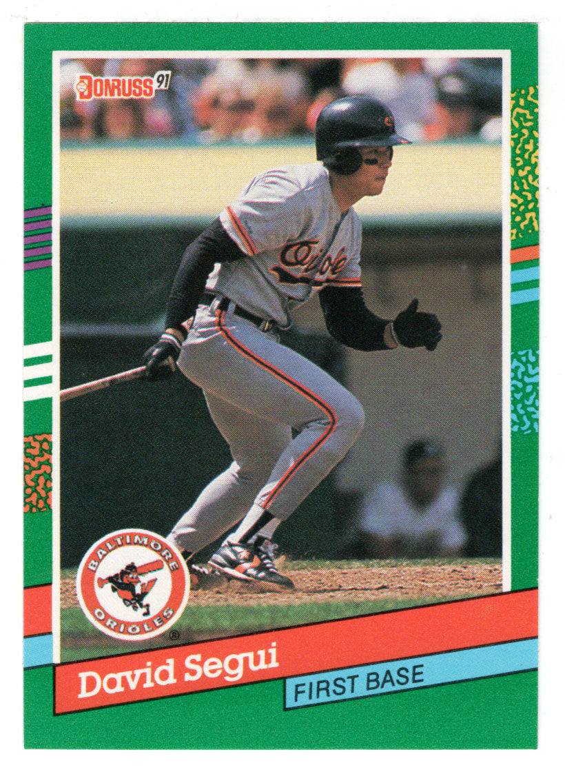 David Segui - Baltimore Orioles (MLB Baseball Card) 1991 Donruss # 730 Mint