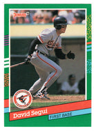 David Segui - Baltimore Orioles (MLB Baseball Card) 1991 Donruss # 730 Mint