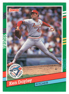 Ken Dayley - St. Louis Cardinals - Toronto Blue Jays (MLB Baseball Card) 1991 Donruss # 735 Mint