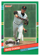 Kelly Downs - San Francisco Giants (MLB Baseball Card) 1991 Donruss # 738 Mint