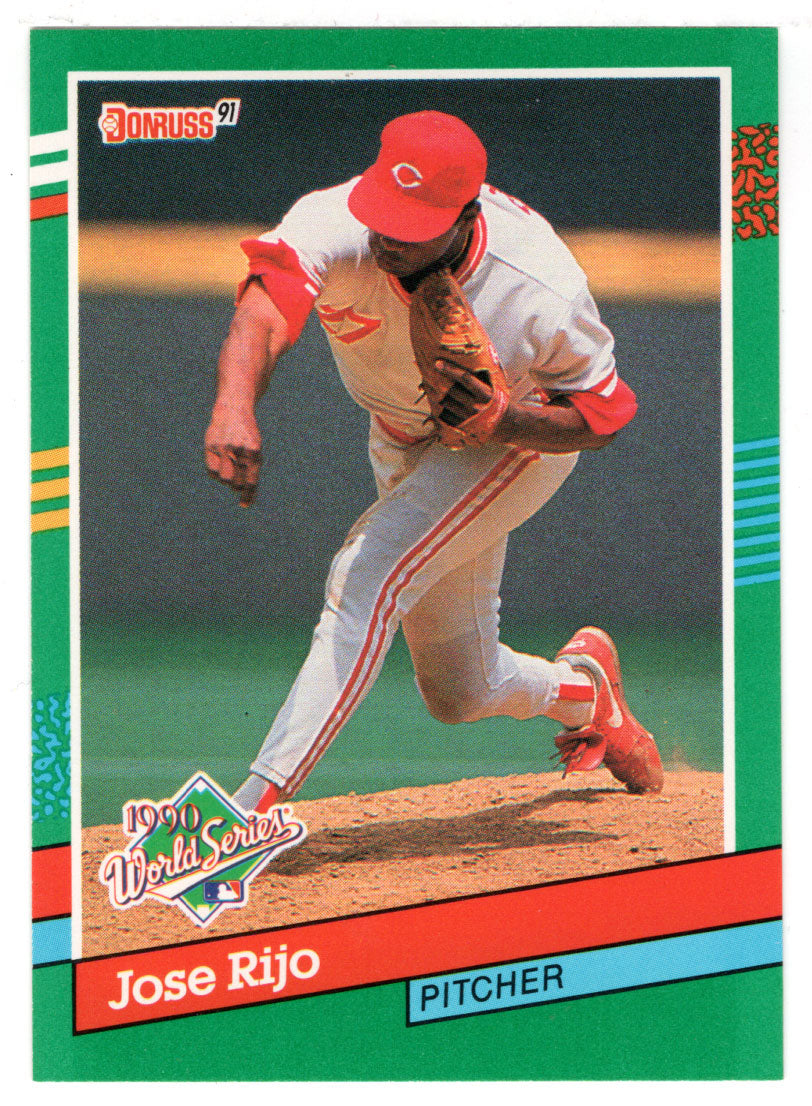Jose Rijo - Cincinnati Reds - World Series MVP (MLB Baseball Card) 1991 Donruss # 742 Mint