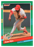 Jose Rijo - Cincinnati Reds - World Series MVP (MLB Baseball Card) 1991 Donruss # 742 Mint