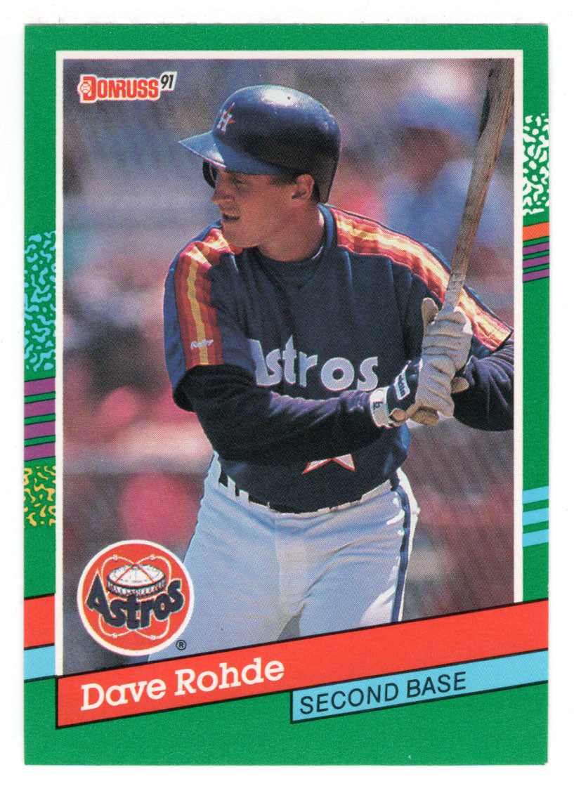 Dave Rohde - Houston Astros (MLB Baseball Card) 1991 Donruss # 743 Mint